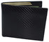 RFID590053CBK Men's Wallets RFID Blocking Carbon Fiber Leather Bifold Wallet for Men with Flap Up ID Window